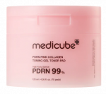 MEDICUBE PDRN Pink Collagen Toning Gel, su kolagenu veido diskeliai, 120 ml