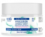 VICTORIA BEAUTY Hyaluron Hydra Shot drėkinantis normaliai ir riebiai odai veido kremas, 50 ml