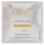 ELLAME Refresing for Oily Skin Silk lak&scaron;tinė veido kaukė, 1 vnt.