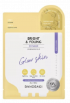 BANOBAGI Derma Expert 2 Step Brightening lak&scaron;tinė veido kaukė, 1 vnt.