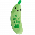 CATSTAGES Crunchy Pickle Kicker, žalias žaislas, 1 vnt.