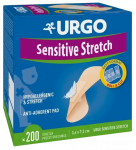 URGO  Sensitive Strech elastinis tvarstis, 200 vnt.
