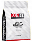 ICONFIT Whey+Collagen - bra&scaron;kių skonio milteliai, 1000 g