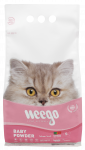 WEEGO BABY POWDER 5L cementuojantis smėlis katės tualetui, 5 L