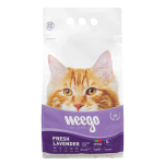 WEEGO FRESH LAVENDER 5L cementuojantis smėlis katės tualetui, 5 L
