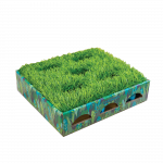 CATSTAGES Grass Patch Hunting Box, S, žalias žaislas, 1 vnt.