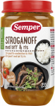 SEMPER Jautienos Stroganovas Su Ryžiais (12 mėn.+) tyrelė, 235 g