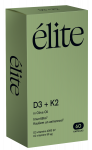 ELITE D3 + K2 kapsulės, 60 vnt.