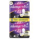 ALWAYS Platinum Secure Night, S4 higieniniai paketai, 10 vnt.