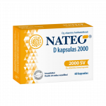NATEO NATEO D 2000 kapsulės, 60 vnt.
