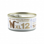 NATURAL CODE XL 12 tuno, bulvių, morkų ir rudųjų ryžių  &scaron;lapias maistas, 170 g