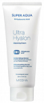 MISSHA Super Aqua Ultra su hialurono rūg&scaron;timi valomasis kremas, 200 ml
