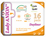 LADY ANION ploni, kvėpuojantys higieniniai paketai, 16 vnt.