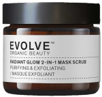 EVOLVE Radiant Glow 2-in-1  veido kaukė, 60 ml