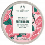 THE BODY SHOP British Rose, su rožių ekstraktu kūno sviestas, 200 ml