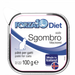 FORZA10 Solo Diet, katėms, skumbrės pa&scaron;tetas, 100 g