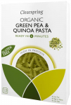 CLEARSPRING Organic Gluten Free žaliųjų žirnelių ir bolivinių balandų makaronai, 250 g