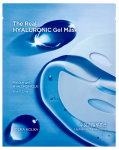 HOLIKA HOLIKA The Real Hyaluronic veido kaukė, 35 g