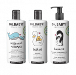 OH, BABY!  Gift Set Mini &scaron;velnus kūdikių odos priežiūros dovanų rinkinys, 1 vnt.