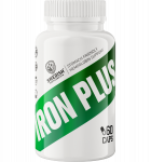 SWEDISH SUPPLEMENTS Iron Plus kapsulės, 60 vnt.