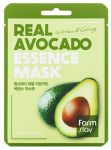 FARMSTAY Real Avocado, maitinanti lak&scaron;tinė veido kaukė, 1 vnt.