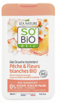 SO BIO ETIC &scaron;velnaus persikų ir baltųjų gėlių aromato du&scaron;o gelis, 450 ml