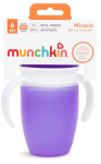MUNCHKIN Miracle 360, violetinis, 6 mėn+ mokymosi puodelis, 207 ml