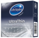 LIFESTYLES Ultra Thin prezervatyvai, 3 vnt.