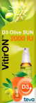 VITIRON D3 Olive SUN 2000 IU pur&scaron;kalas, 10 ml