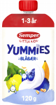 SEMPER Yummies Su Mėlynėmis (nuo 12 mėnesių) vaisių kokteilis, 120 g