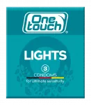 ONE TOUCH Lights prezervatyvai, 3 vnt.