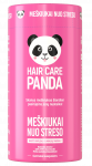 HAIR CARE PANDA Me&scaron;kiukai nuo streso kramtomosios pastilės, 60 vnt.