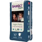 BAMBO Nature Dreamy Night Pants, 4-7 years, 15-35 kg sauskelnės-kelnaitės, 10 vnt.