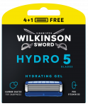 WILKINSON SWORD Hydro5 (4+1) papildomos galvutės + keičiamos skutimosi galvutės, 5 vnt.