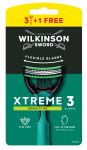 WILKINSON SWORD Xtreme 3 Sensitive Men's (3+1) vienkartiniai skustuvai, 4 vnt.