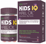 LYL  Kids IQ Krill Oil  vaisių skonio kramtomosios pastilės, 30 vnt.