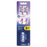 ORAL-B Pro-3DWhite, Whitening Clean, vidutinio kietumo dantų &scaron;epetėlis, 2 vnt.