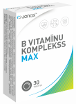 JONAX B grupės vitaminų kompleksas Max, tabletės, 30 vnt.