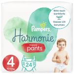 PAMPERS Harmonie Nappy Pants 4 (9-15 kg) sauskelnės, 24 vnt.