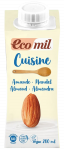 ECOMIL Cuisine Almond, ekologi&scaron;kas migdolų kremas kulinarijai, 200 ml