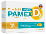 VITAMIN D3 Pamex 4000 IU kapsulės, 60 vnt.