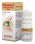 POTASSIUM-U sudirgintoms, sausoms akims akių la&scaron;ai, 10 ml