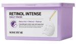 SOME BY MI Retinol Daily, su retinoliu lak&scaron;tinė veido kaukė, 30 vnt.