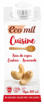 ECOMIL Cuisine Cashew anakardžių  kremas kulinarijai, 200 ml