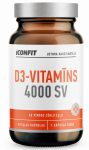 ICONFIT D3 Vitamin, 4000 IU kapsulės, 90 vnt.