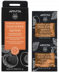 APIVITA Express Beauty, su abrikosais &scaron;veitiklis, 2 vnt.