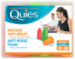 QUIES Colored Polyurethane Foam ausų kam&scaron;tukai, 12 vnt.