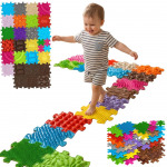 WOOPIE ortopedinis sensorinis kilimėlis &bdquo;Royal Puzzle&ldquo; 26 detalės + 4 mažos