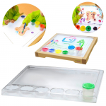 MASTERKIDZ Montessori kvadratinis pie&scaron;imo padėklas