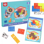 TOOKY TOY Magnetinė Montessori dėlionė Nojaus arka 26 vnt.